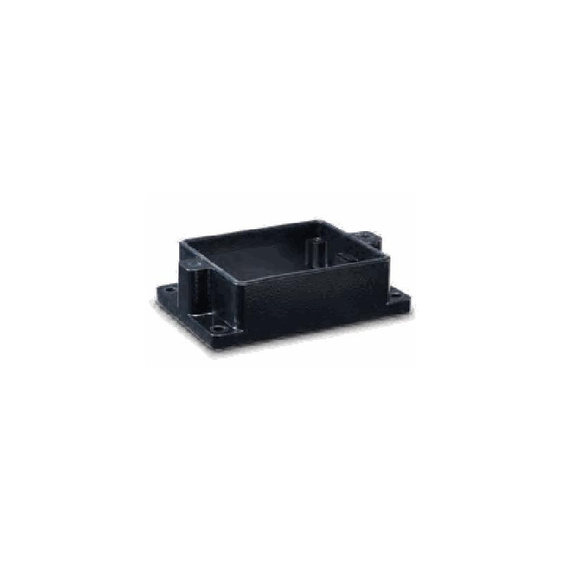Embase encastrée 32B, Aluminium moulé sous pression, IP68/IP69K, Sortie basse